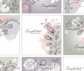 fine line pattern draft 01 vector