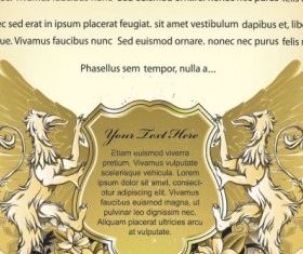 classic pattern with border 05 vector