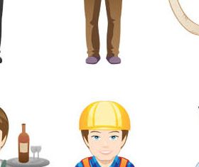 Cartoon Workers 2 vector