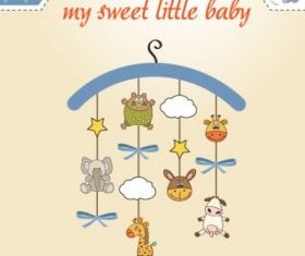 cartoon toys cards 01 vector