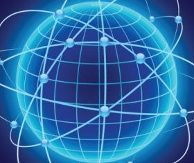 dynamic halo background 05 vector