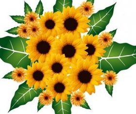 Flower Bouquet creative vector