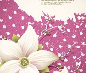 floral background shading 01 vector