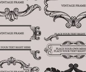 european pattern garland 01 vector