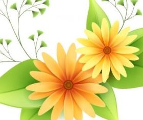 beautiful small flowers 1 vector