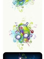 music background pattern 01 vectors