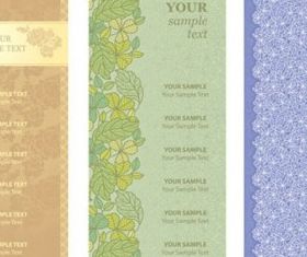 pattern menu background 03 vector