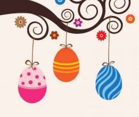 Cute Easter Card Graphic vector design