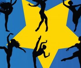 Dancing Stars free vector