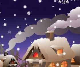 Winter Christmas vector