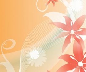 Baby floral free vector