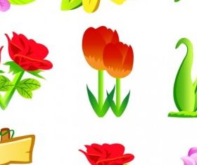 Flowers graphic vector