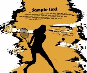 sports silhouette 02 vector