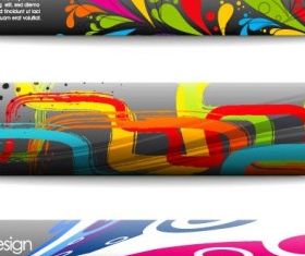 practical banner background 2 design vector