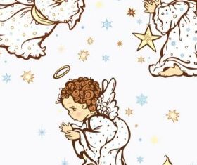 cartoon angel vector graphics