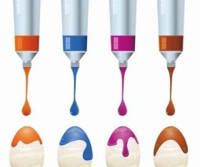 Easter Egg Graphic set vector