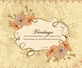 retro pattern background 01 vector