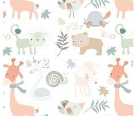 cute little animals vector