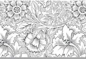 Flowers background vector
