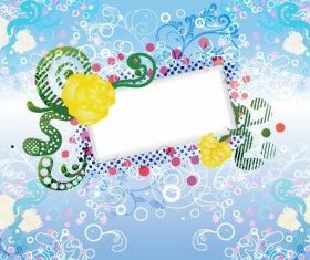 Floral Design Background vector