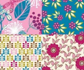 Cartoon Flower patterns vector