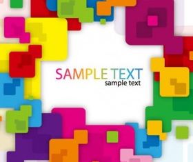 Abstract Rounded Rectangles Background vector