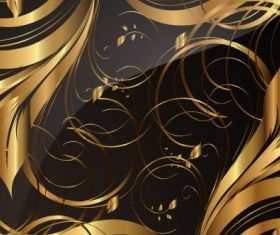 gold pattern 01 vector