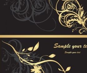 ornate gold pattern vector
