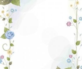 Flower Background graphic shiny vector
