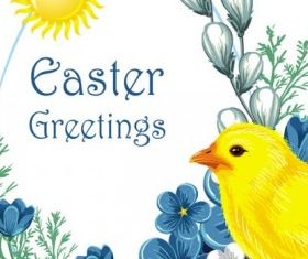 easter chicks 3 vector graphics