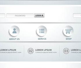 Web Elements free vectors material