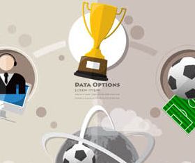 Sport Infographics Backgrounds vector set