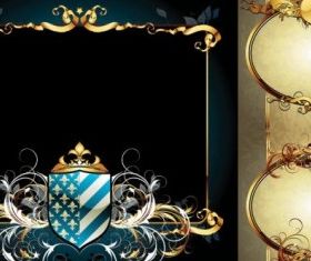 european border pattern design vectors