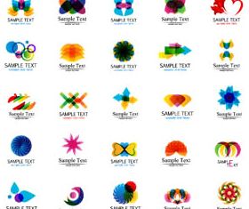 Abstract Business Logotypes 2 vectors graphics