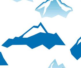 Abstract Mountains Logo 2 vector