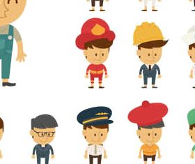 People Different Professions creative vector