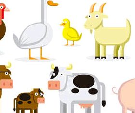Animals on Farm free Illustration vector