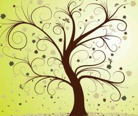 Curly Tree free vectors material