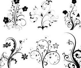 Floral Ornament Elements Mix 12 vectors graphics