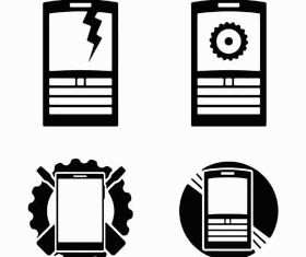 Modern Communications Icons vector