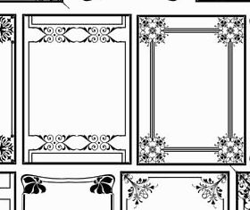 Decorative Vintage Frames 27 vectors graphic