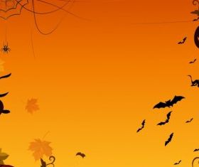 halloween pumpkin border vector
