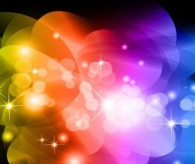 Abstract Colorful Glowing Background Graphic vector