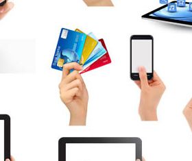 Touchscreen Devices shiny vector