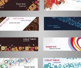 boutique card 02 vectors