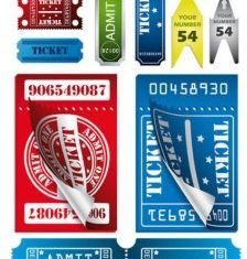 label stubs vector