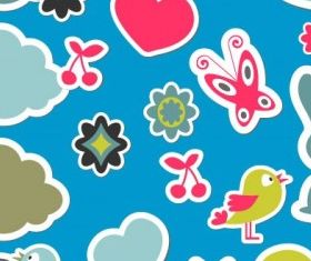 cute cartoon 04 vector graphics