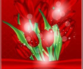 valentine day greeting card 01 vector