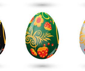 Easter Eggs graphic set vector