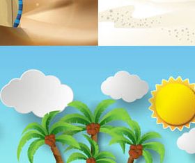 Summer Backgrounds free vector